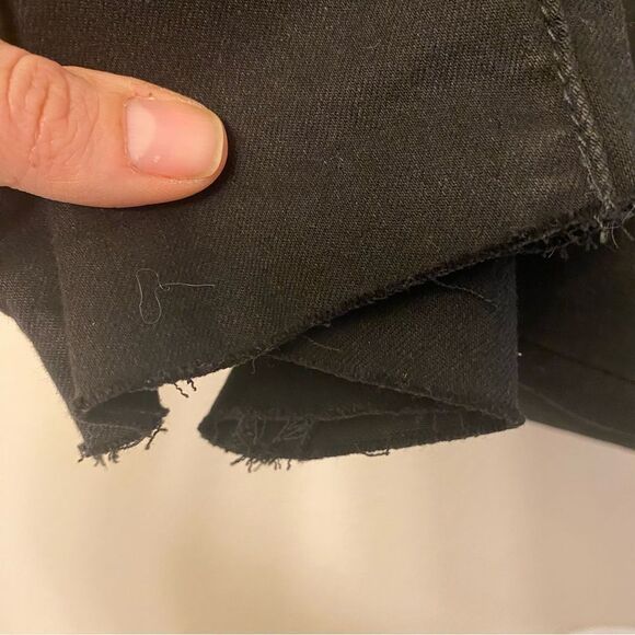 Sam Edelman Stiletto High Rise Skinny Crop black denim jeans cotton rayon 31 - Picture 9 of 11